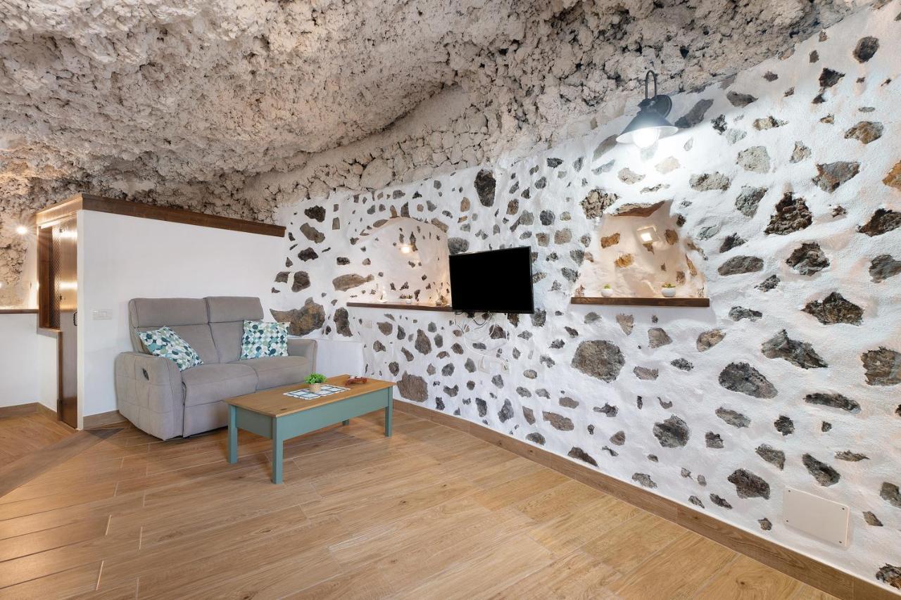 Cueva El Desvelo Daire Tijarafe Dış mekan fotoğraf