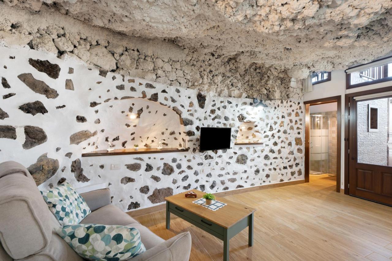 Cueva El Desvelo Daire Tijarafe Dış mekan fotoğraf